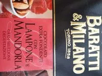 Mängden socker i Cioccolato extra fondente con lampone e mandorla
