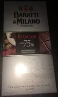 Mängden socker i Cioccolato extra fondente 75%