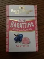 Mängden socker i Barattina