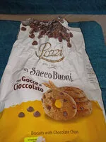 Mängden socker i con gocce Di cioccolato