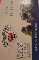 Mängden socker i Yogurt intero - 125g x 2 - Gusto mirtillo nero