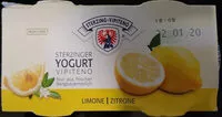 Mängden socker i Yogurt intero - 125g x 2 - Gusto limone
