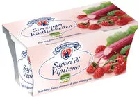 Mängden socker i Whole milk Yoghurt 'Sapori di Vipiteno' - 125g x 2 - Raspberry Rhubarb