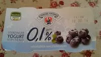 Mängden socker i Yogurt magro 0,1% - 125g x 2 - Gusto mirtillo nero