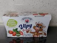 Mängden socker i Vipy Yogurt biologico da latte fieno - fragola - 115g x 2