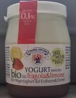 Mängden socker i Yogurt su frutta bio magro da latte fieno STG - 150g - fragola/limone