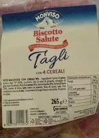 Mängden socker i biscotto salute - tagli con 4 cereali