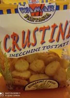 Mängden socker i Crustini