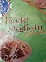Mängden socker i Piada sfogliata extrasottile