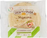 Mängden socker i La sogliata olio extravergine di oliva piadine