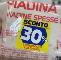 Mängden socker i Piadina toast