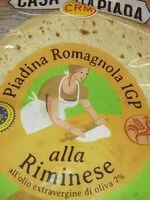 Mängden socker i Piadina romagnola igp all'olio extravergine di oli2