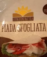 Mängden socker i Piada sfogliata