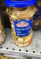 Mängden socker i Antipasto con porcini