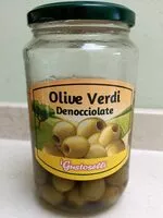 Mängden socker i Olive verdi denocciolate