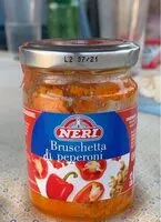 Mängden socker i Bruschetta di peperoni