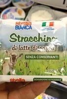 Mängden socker i Stracchino di latte di capra