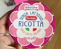 Mängden socker i Ricotta Senza Lattosio