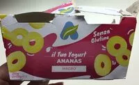 Mängden socker i Yogurt magro all’ananas
