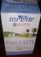Mängden socker i Latte fresco parzialmente scremato