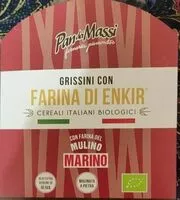 Mängden socker i Grissini con farina di enkir