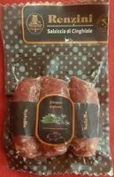 Mängden socker i Salsiccia di Cinghiale