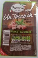 Mängden socker i Pancetta dolce