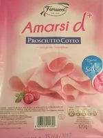 Mängden socker i Fiorucci Amarsi D+ Prosciutto Cotto 120g