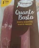Mängden socker i Prosciutto crudo