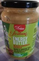 Mängden socker i i Siciliani - Energy Butter con proteine vegetali