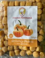 Mängden socker i Gnocchi di patate alla zucca