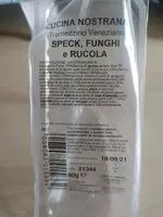Mängden socker i Tramezzino speck funghi e rucola