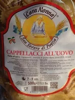 Mängden socker i Cappellacci all'uovo