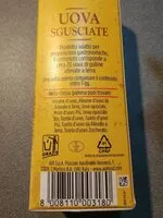 Mängden socker i Uova sgusciate