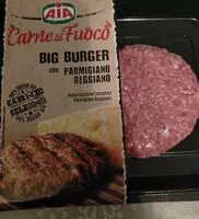 Mängden socker i Big burgher al parmigiano reggiano