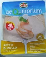 Mängden socker i Aequilibrium AIA petto di pollo