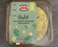 Mängden socker i Omlet con spinaci e formaggio