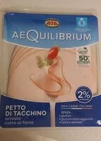 Mängden socker i Petto di tacchino Aequilibrium AIA