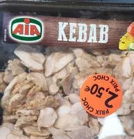 Mängden socker i Kebab de poulet halal