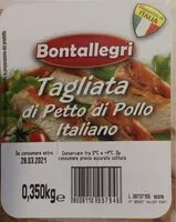 Mängden socker i Tagliata di petto di pollo