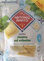 Mängden socker i Ravioli ricotta ed erbette