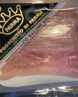 Mängden socker i Prosciuto di Parma