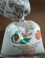 Mängden socker i Mozzarella fresca