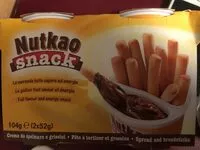 Mängden socker i Nutkao snack