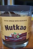 Mängden socker i Cocoa spread with hazelnuts