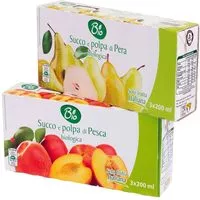 Mängden socker i Succo e polpa di pera