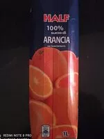 Mängden socker i Half succo di arancia
