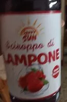 Mängden socker i Sciroppo di lampone