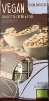 Mängden socker i Tavoletta cacao e riso
