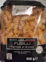 Mängden socker i Fusilli